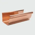 Copper K-style gutter.
