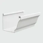 Vinyl K-style gutter.