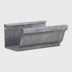 Zinc K-style gutter.